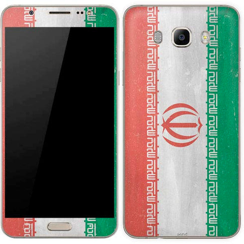 Iran Flag Distressed Galaxy J7 Skin